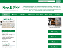 Tablet Screenshot of greenbeltnewsreview.com